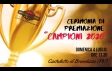 Domenica 4 luglio la Premiazione dei Campioni 2020 